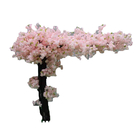 شجرة زهر الكرز اليابانية الخشبية الاصطناعية لديكور الزفاف