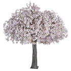 15m زهر الكرز الياباني الاصطناعي ، هيكل فولاذي شجرة زهور صناعية