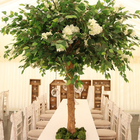 شجرة زهر اصطناعية بطول 1 متر ، شجرة أزهار الكرز الأبيض المزيفة من ODM لحفل الزفاف